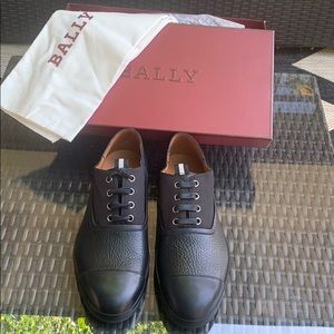 Bally Colies/10 lace up sneakers in black